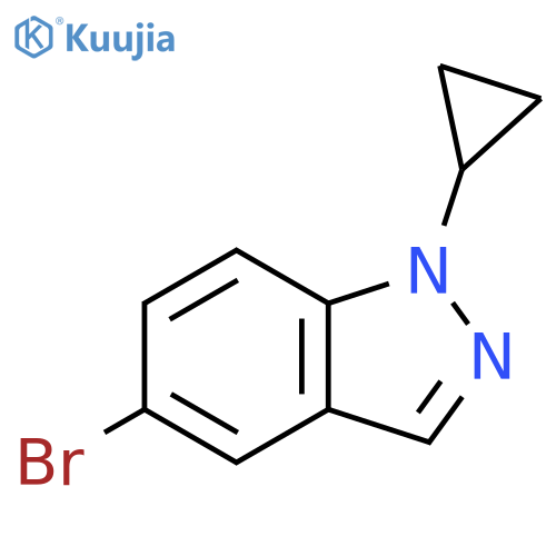 5-bromo-1-cyclopropyl-1H-indazole structure