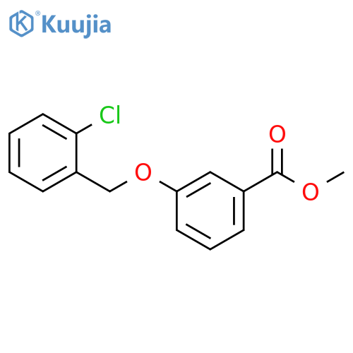 Methyl 3-[(2-chlorobenzyl)oxy]benzoate structure