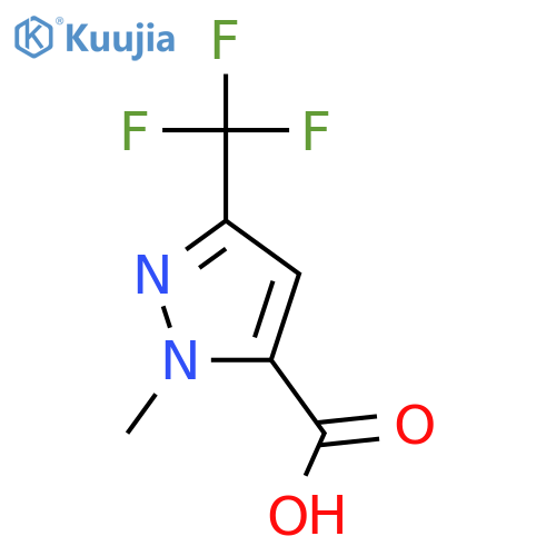 1-Methyl-3-(trifluoromethyl)-1H-pyrazole-5-carboxylic acid structure