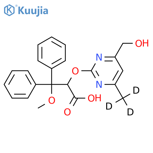 rac 4-Hydroxymethyl Ambrisentan-d3 structure