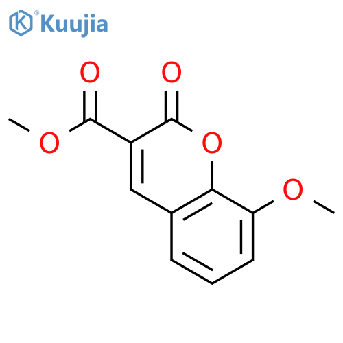 methyl 8-methoxy-2-oxo-2H-chromene-3-carboxylate structure