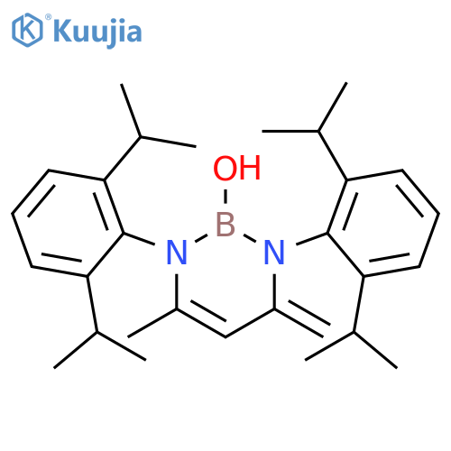 1,3,2-Diazaborine, 1,3-bis[2,6-bis(1-methylethyl)phenyl]-1,2,3,4-tetrahydro-2-hydroxy-6-methyl-4-methylene- structure