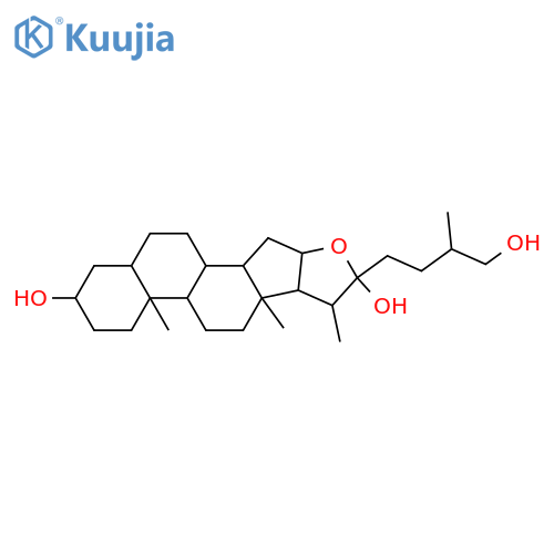 Furostane-3,22,26-triol; (3β,5α,22α,25R)-form structure