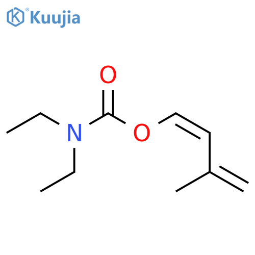 Carbamic acid, diethyl-, 3-methyl-1,3-butadienyl ester, (Z)- structure