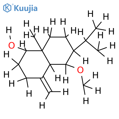 (-)-ent-6alpha-methoxyeudesm-4(15)-en-1beta-ol structure