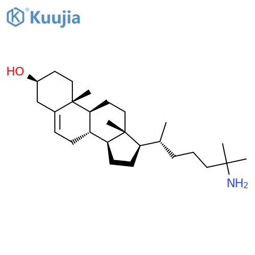 Cholest-5-en-3-ol, 25-amino-, (3b)- structure
