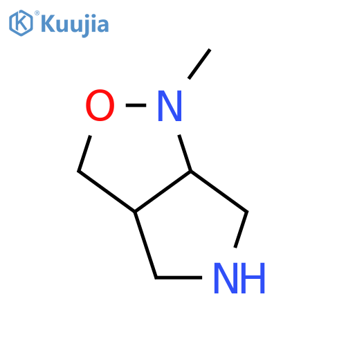1H-Pyrrolo[3,4-c]isoxazole, hexahydro-1-methyl- structure