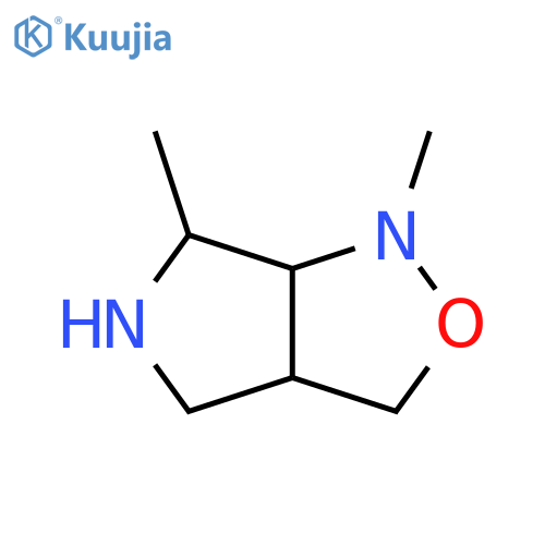 1H-Pyrrolo[3,4-c]isoxazole, hexahydro-1,6-dimethyl- structure