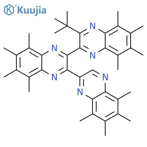 2,2':3',2''-Terquinoxaline,3-(1,1-dimethylethyl)-5,5',5'',6,6',6'',7,7',7'',8,8',8''-dodecamethyl- structure