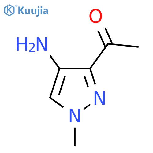 1-(4-Amino-1-methyl-1H-pyrazol-3-yl)ethanone structure