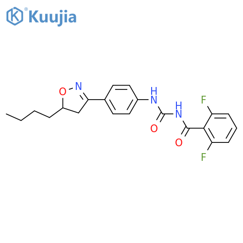 Benzamide, N-[[[4-(5-butyl-4,5-dihydro-3-isoxazolyl)phenyl]amino]carbonyl]-2,6-difluoro- structure