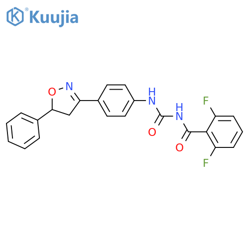 Benzamide, N-[[[4-(4,5-dihydro-5-phenyl-3-isoxazolyl)phenyl]amino]carbonyl]-2,6-difluoro- structure
