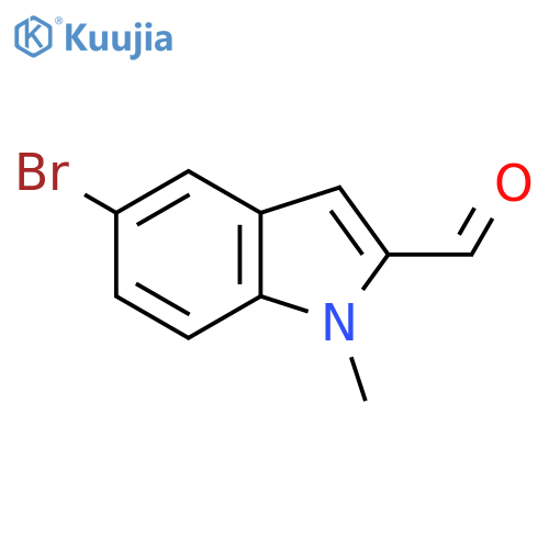 5-Bromo-1-methyl-1H-indole-2-carbaldehyde structure
