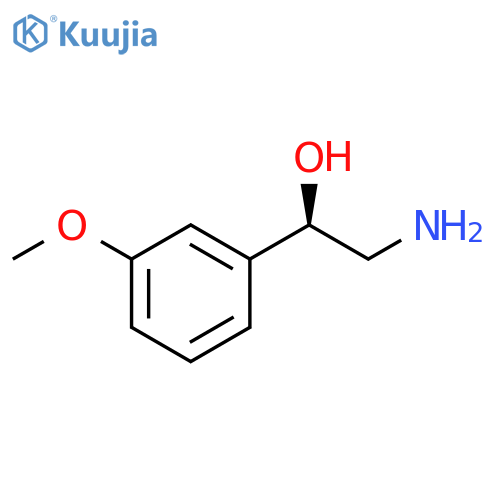 (1R)-2-amino-1-(3-methoxyphenyl)ethan-1-ol structure