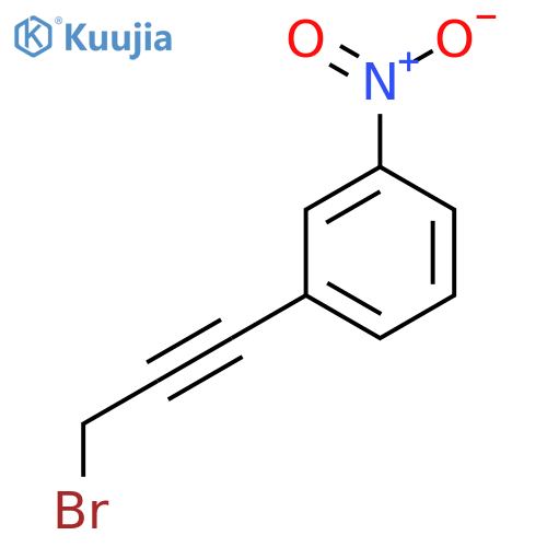 1-(3-Bromoprop-1-YN-1-YL)-3-nitrobenzene structure