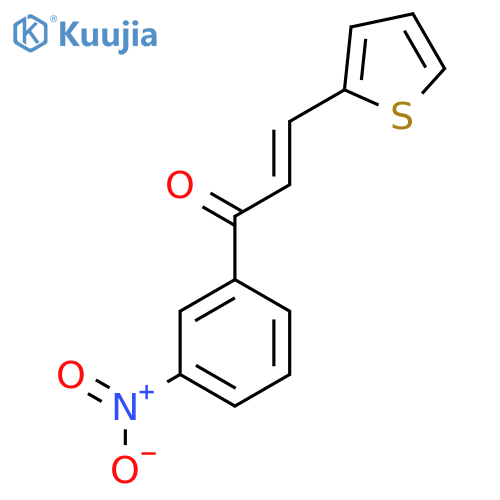 (E)-1-(3-Nitrophenyl)-3-thiophen-2-ylprop-2-en-1-one structure