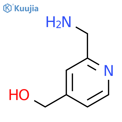 [2-(AMINOMETHYL)PYRIDIN-4-YL]METHANOL structure