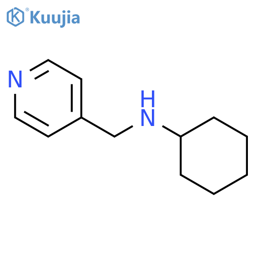 N-(Pyridin-4-ylmethyl)cyclohexanamine structure