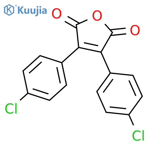 2,5-Furandione, 3,4-bis(4-chlorophenyl)- structure