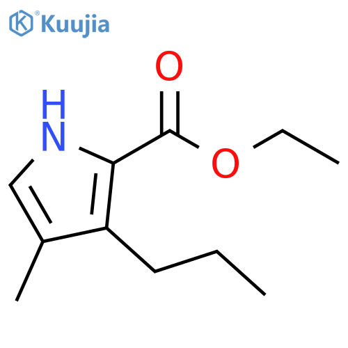 4-methyl-3-propyl-1H-Pyrrole-2-carboxylic acid ethyl ester structure
