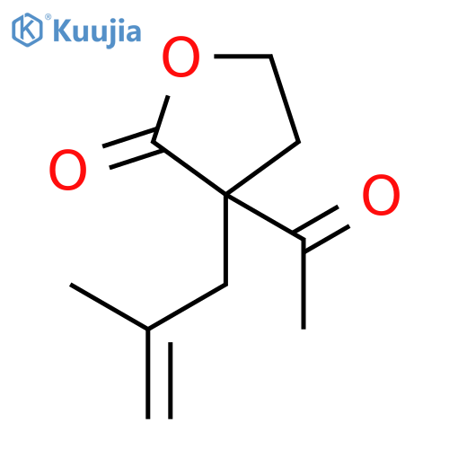 2(3H)-FURANONE, 3-ACETYLDIHYDRO-3-(2-METHYL-2-PROPENYL)- structure