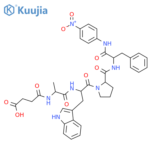 Suc-Ala-Trp-Pro-Phe-pNA structure