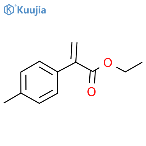 Ethyl 2-(4-tolyl)propenoate structure