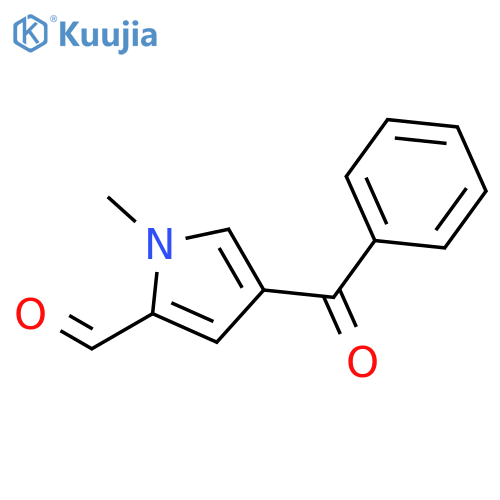 4-Benzoyl-1-methyl-1H-pyrrole-2-carbaldehyde structure