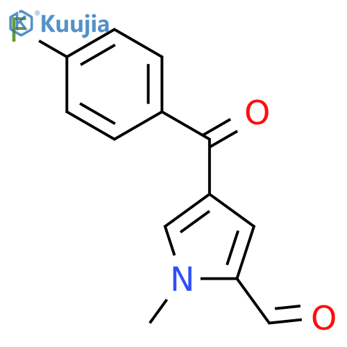 4-(4-Fluorobenzoyl)-1-methyl-1H-pyrrole-2-carbaldehyde structure
