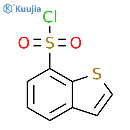 1-BENZOTHIOPHENE-7-SULFONYL CHLORIDE structure