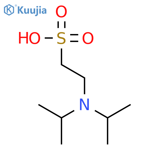Ethanesulfonic acid, 2-[bis(1-methylethyl)amino]- structure
