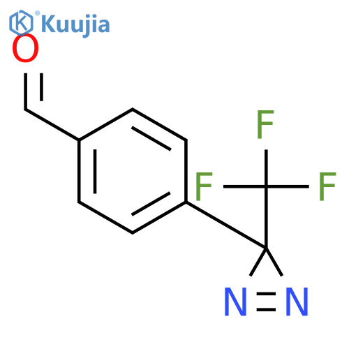 4-3-(Trifluoromethyl)-3H-diazirin-3-ylbenzaldehyde structure
