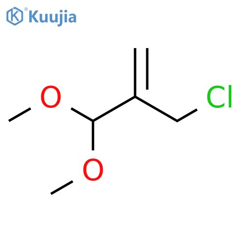 2-(Chloromethyl)-3,3-dimethoxyprop-1-ene structure