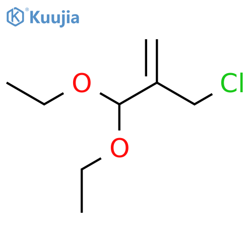 2-(chloromethyl)-3,3-diethoxyprop-1-ene structure