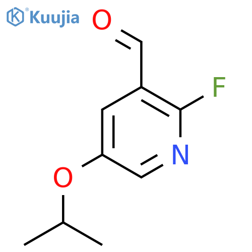 2-Fluoro-5-isopropoxynicotinaldehyde structure