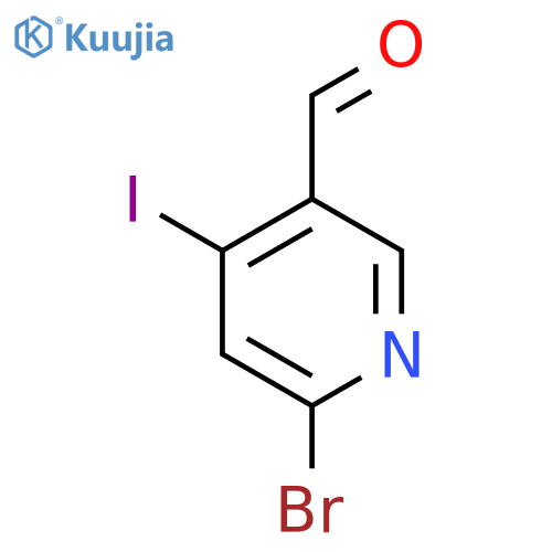 6-Bromo-4-iodonicotinaldehyde structure