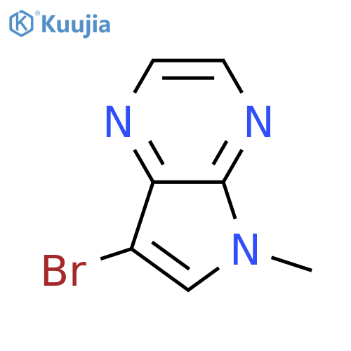 7-bromo-5-methyl-pyrrolo[2,3-b]pyrazine structure