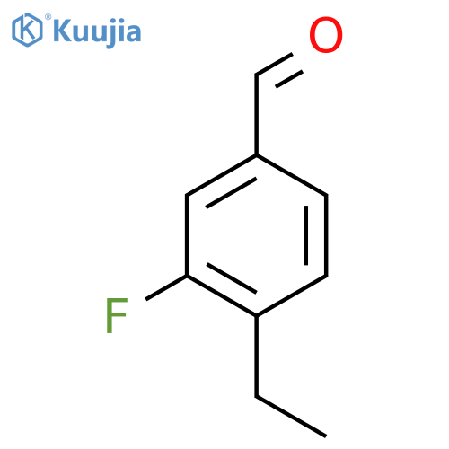 4-Ethyl-3-fluorobenzaldehyde structure