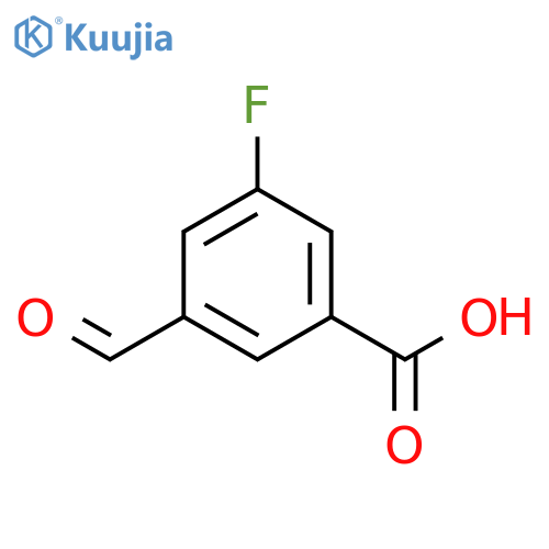 3-Fluoro-5-formylbenzoic Acid structure