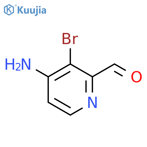 4-Amino-3-bromopicolinaldehyde structure