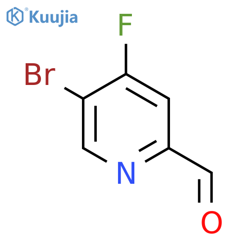 5-Bromo-4-fluoropicolinaldehyde structure