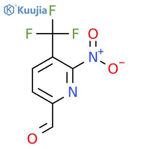 6-Nitro-5-(trifluoromethyl)picolinaldehyde structure