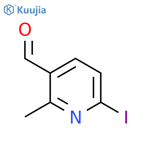 6-Iodo-2-methylnicotinaldehyde structure