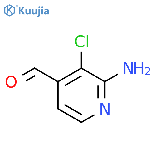 2-Amino-3-chloroisonicotinaldehyde structure