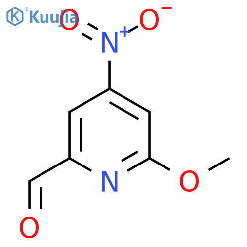 6-Methoxy-4-nitropyridine-2-carbaldehyde structure