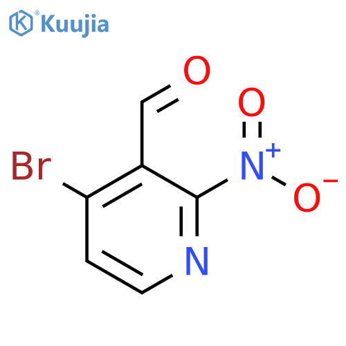 4-Bromo-2-nitronicotinaldehyde structure