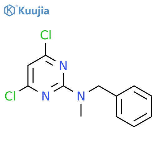 N-benzyl-4,6-dichloro-n-methylpyrimidin-2-amine structure