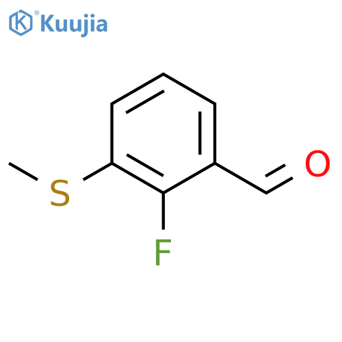 2-Fluoro-3-(methylthio)benzaldehyde structure