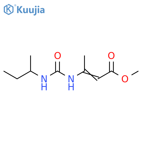 Methyl 3-(3-sec-Butyl)urea-2,2-butenoate structure