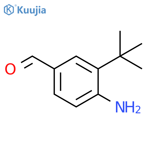 4-Amino-3-(tert-butyl)benzaldehyde structure